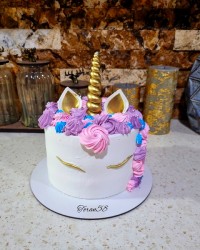 کیک تولد دلنیا خاله