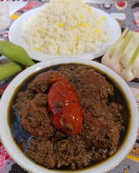 کوفته مرغ ترش گیلان+کبوتر