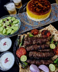 چلو کباب کوبیده