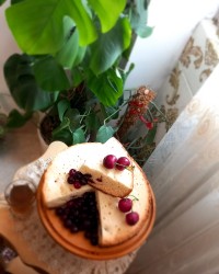 کیک آلبالو ورق زدنی