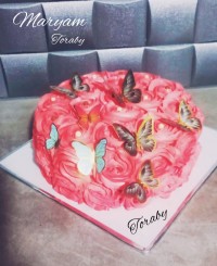 کیک تولد دختر گلم