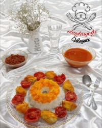 دورچین مرغ تو فر آماده شده (کپشنو حتما بخون)