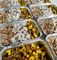 عدس پلو با گوشت