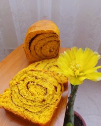 نان لوف کدو حلوایی