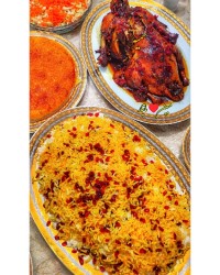 غاز و اردک شکم پر مازندرانی به دوروش