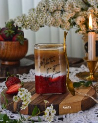 قهوه توت فرنگی