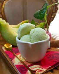 بستنی طالبی رژیمی