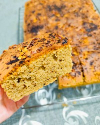 کیک قهوه شکلاتی باگردو