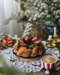 زبرا کیک پنبه ای