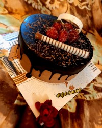 کیک شکلاتی تولد همسر عزیزم