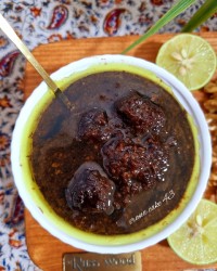 فسنجان با گوشت قلقلی