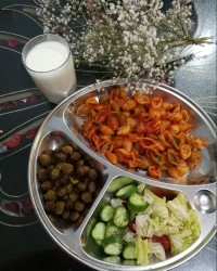 پاستا با گوشت فلفلی