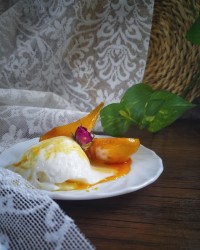 دسر گلابی وبستنی