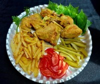 مرغ سوخاری با سس پرتقال