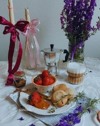 کوکی با مغز کرم قهوه