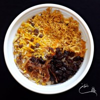 عدس پلو نذری