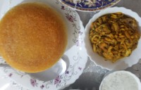 ناهار باقالی قاتق جاتون سبز