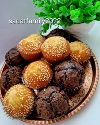 کیک یزدی دو رنگ