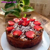 کیک کرم نسکافه ای