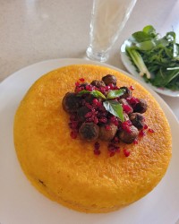 ته چین گوشت قلقلی