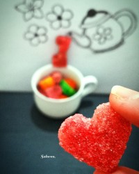 ژله شکری _ چای روضه