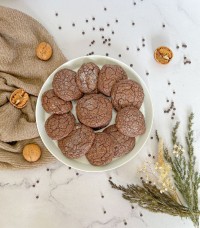 کوکی شکلاتی گردویی