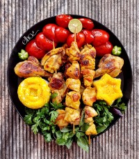 جوجه کباب تابه ای
