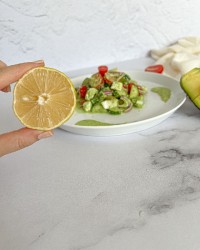 سالاد سبز (آووکادو)