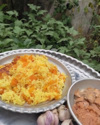 کدو تنبل پلو