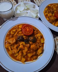 خوراک لوبیا چیتی