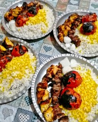 کباب چنجه بره و جوجه کباب