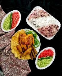 مرغ بریان خانگی
