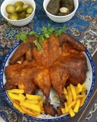 جوجه برشته دوست داشتی ورق بزن گلم