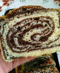 نان دورنگ بدون شکر