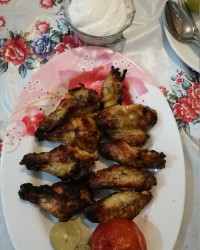 بال مرغ کبابى