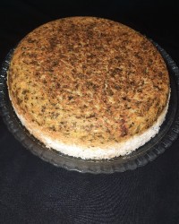 ته چین گوشت و سبزیجات