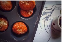 کاپ کیک بدون تخم مرغ