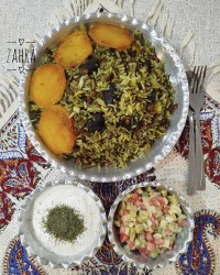 عدس پلوی گلستانی