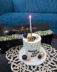 کیک تولد همسر و پسر