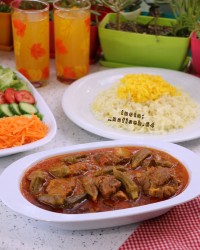 خورشت بامیه
