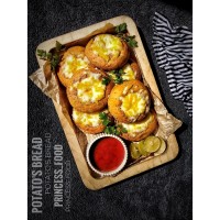 نان سیب زمینی پنیری