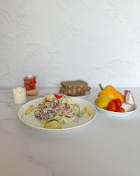 سالاد مرغ و سبزیجات