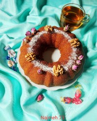 کیک باقلوا مغزدار