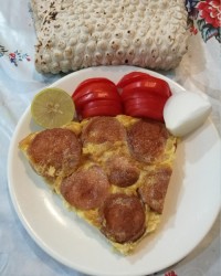 املت با سوسیس