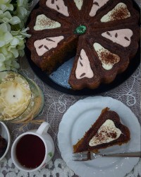 کیک نسکافه ای ساده