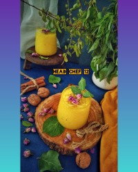 محلبی زعفرانی