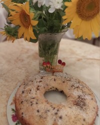 کیک با شکلات چیپسی