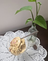 بستنی قهوه بدون ثعلب