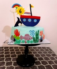 کیک نسکافه ای اسفنجی
