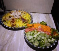 نخودپلو برای شام